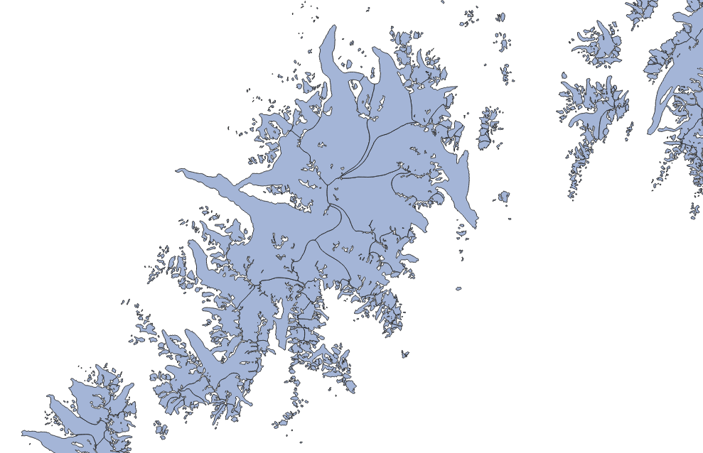 glacier map